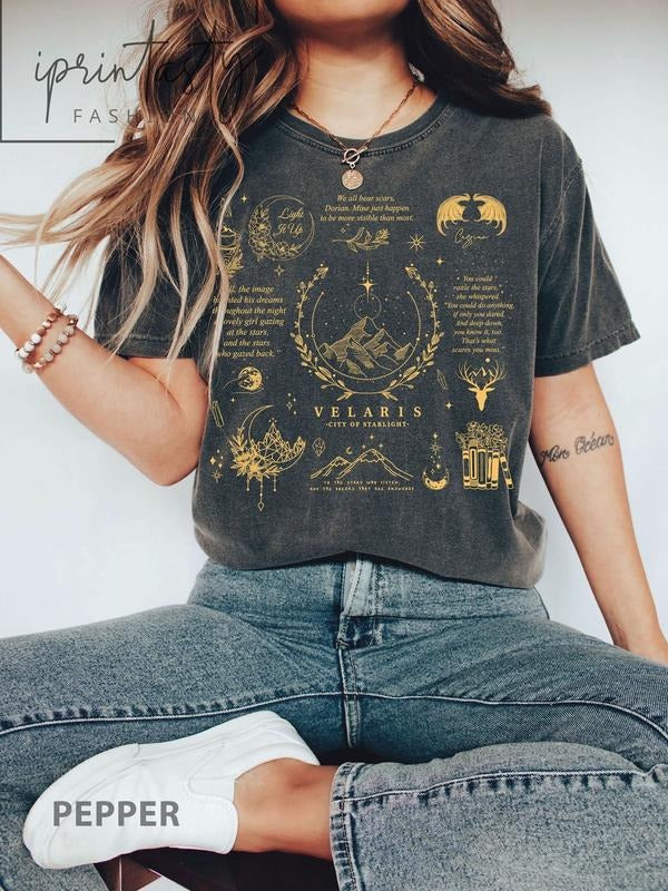 Acotar Graphics SJM Velaris Shirt SJM Shirt Court Thorns Roses Court Iprintasty SJM Fan T-Shirts, Hoodie, Sweatshirt - T-Shirt, Sweatshirt, Hoodie