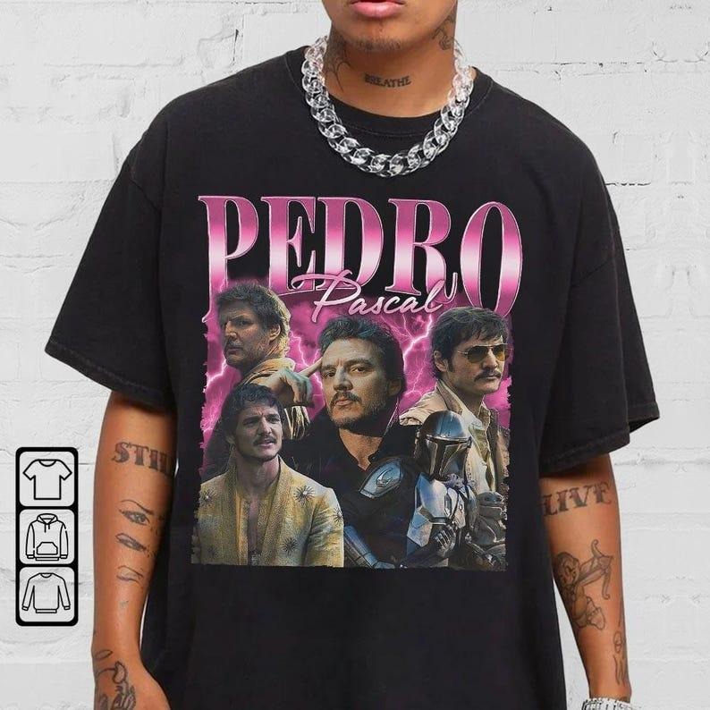 Actor Pedro Pascal Movie Shirt Pedro Pascal Narcos Shirt Pedro Pascal Vintage T-Shirts, Hoodie, Sweatshirt - T-Shirt, Sweatshirt, Hoodie