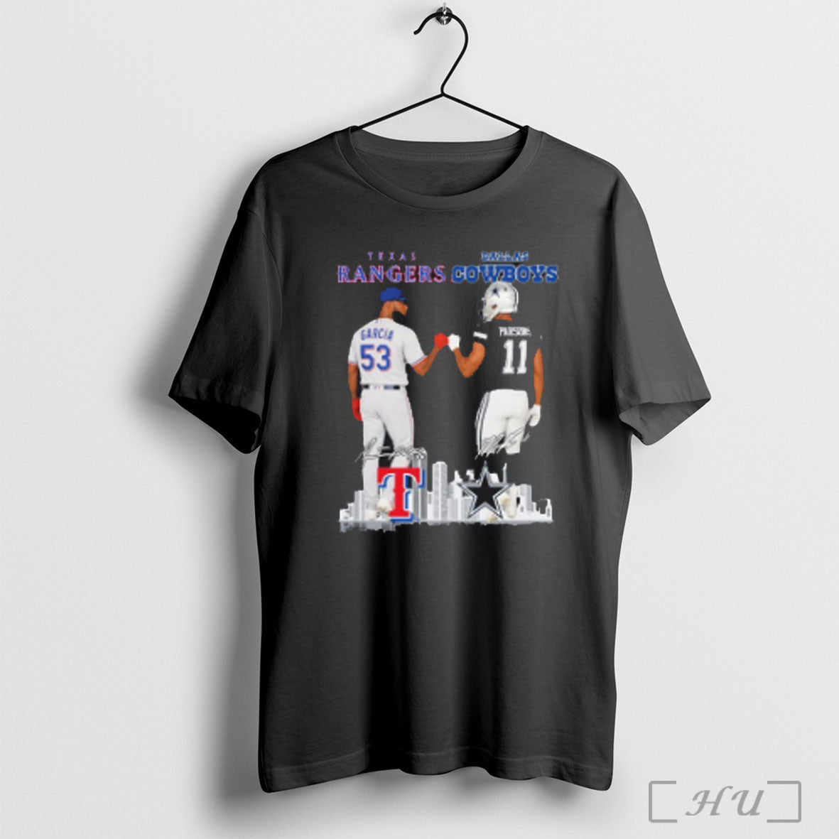 Adolis Garcia Texas Rangers And Micah Parsons Dallas Cowboys T Shirt Unisex T-shirt, Sweatshirt, Hoodie, Long Sleeve Tee - T-Shirt, Sweatshirt, Hoodie