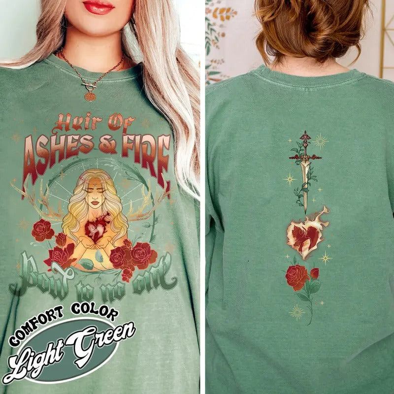 Aelin Galathynius Shirts Fireheart Shirt Book Lover TOG T-Shirts, Hoodie, Sweatshirt - T-Shirt, Sweatshirt, Hoodie