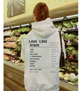 Christian Christian Christian Streetwear Receipt Love Like Jesus Christian Christian T-Shirts, Hoodie, Sweatshirt - T-Shirt, Sweatshirt, Hoodie