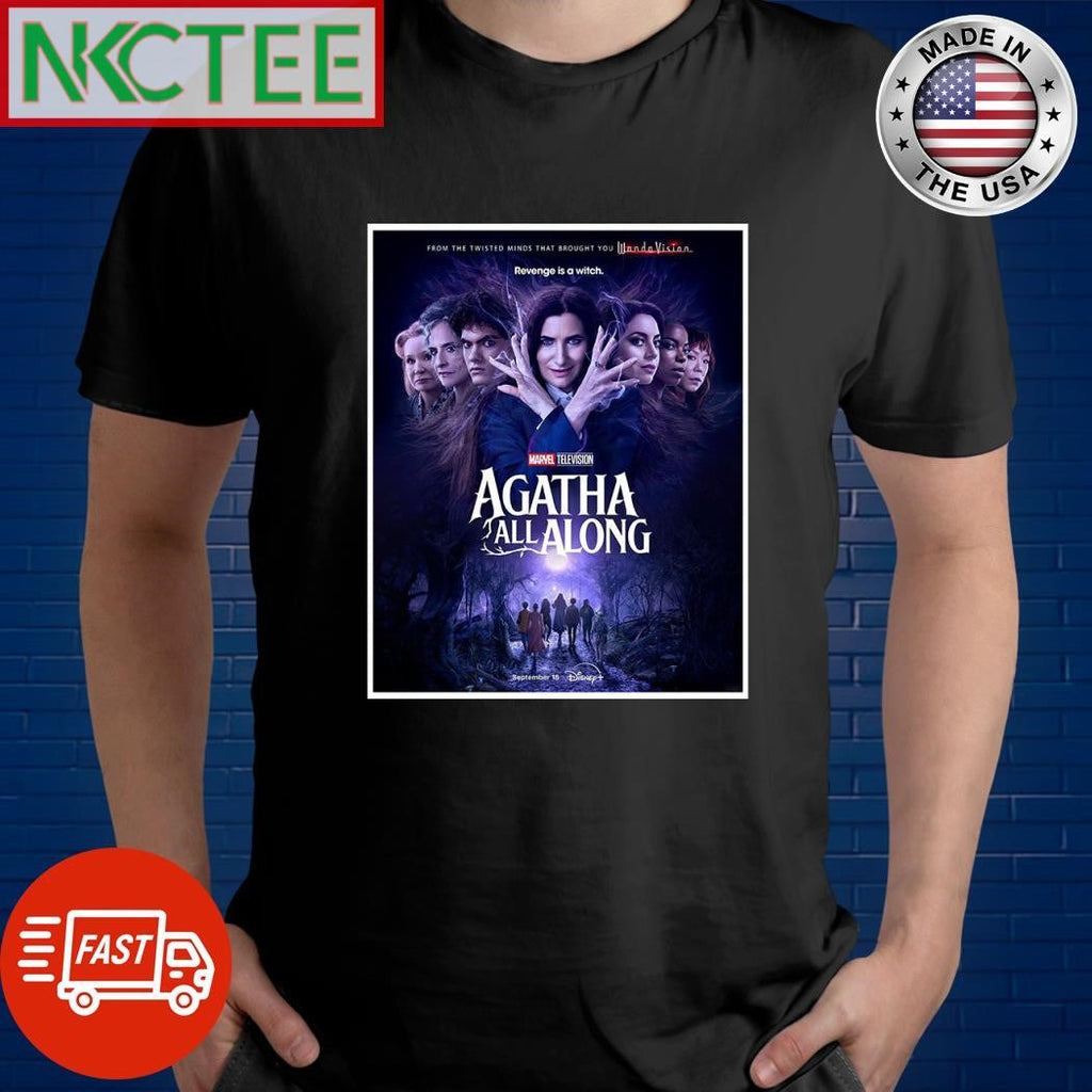 Agatha All Along poster shirt Unisex T-shirt, Sweatshirt, Hoodie, Long Sleeve Tee - T-Shirt, Sweatshirt, Hoodie