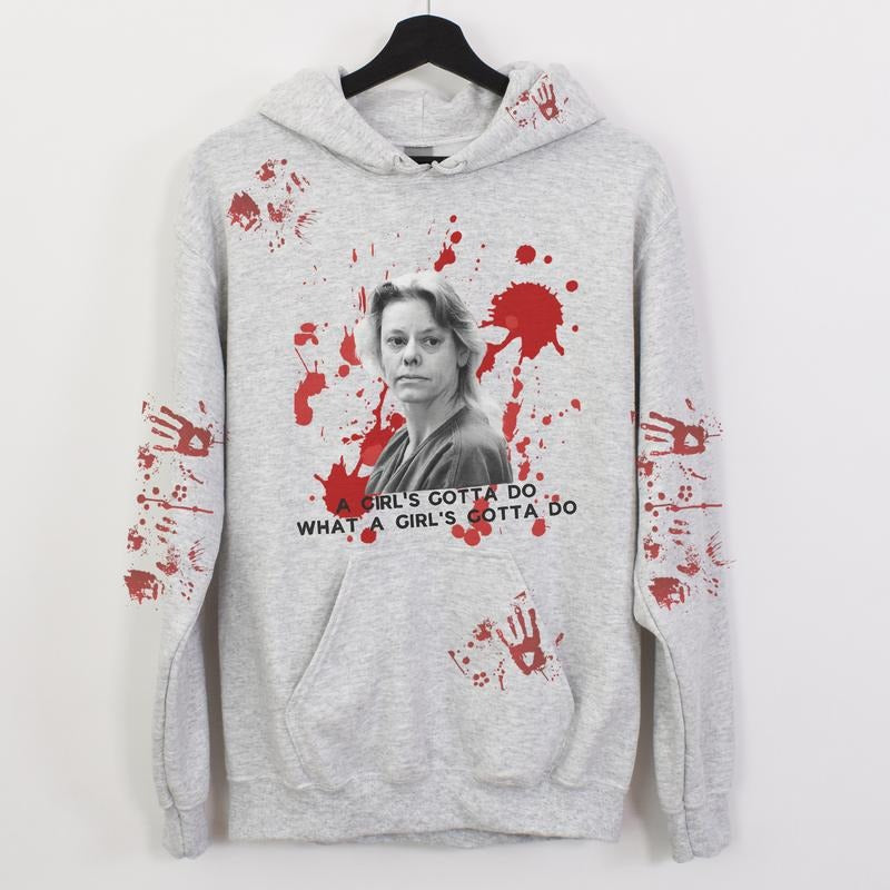 Aileen True Crime Long Sleeve Graphics Casual Gray Ghost Skeleton T-Shirts, Hoodie, Sweatshirt - T-Shirt, Sweatshirt, Hoodie