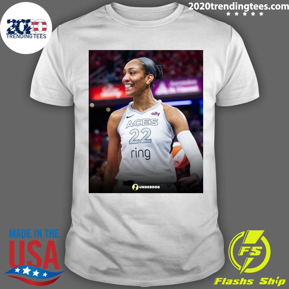 Aja Wilson of WNBA Las Vegas Aces Shirt Unisex T-shirt, Sweatshirt, Hoodie, Long Sleeve Tee - T-Shirt, Sweatshirt, Hoodie