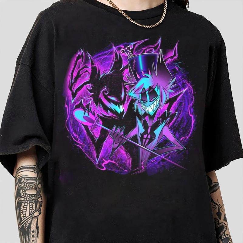 Alastor Demon Hazbin Hotel Characters Hazbin Hotel Hazbin Hotel Cartoon Fan Helluva Boss T-Shirts, Hoodie, Sweatshirt - T-Shirt, Sweatshirt, Hoodie