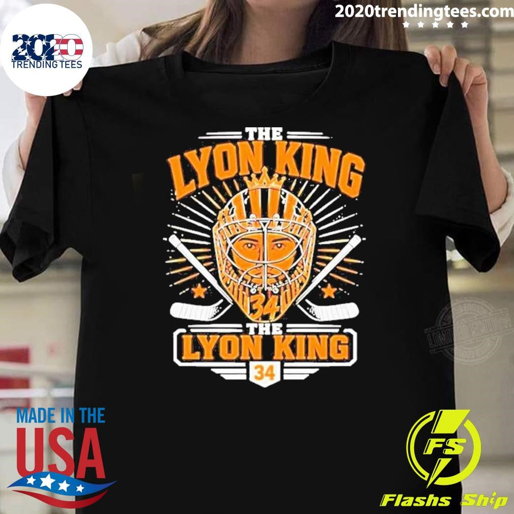 Alex Lyon Buffalo Sabres Hockey The Lyon King Hockey Nhl 2026 Shirt Unisex T-shirt, Sweatshirt, Hoodie, Long Sleeve Tee - T-Shirt, Sweatshirt, Hoodie