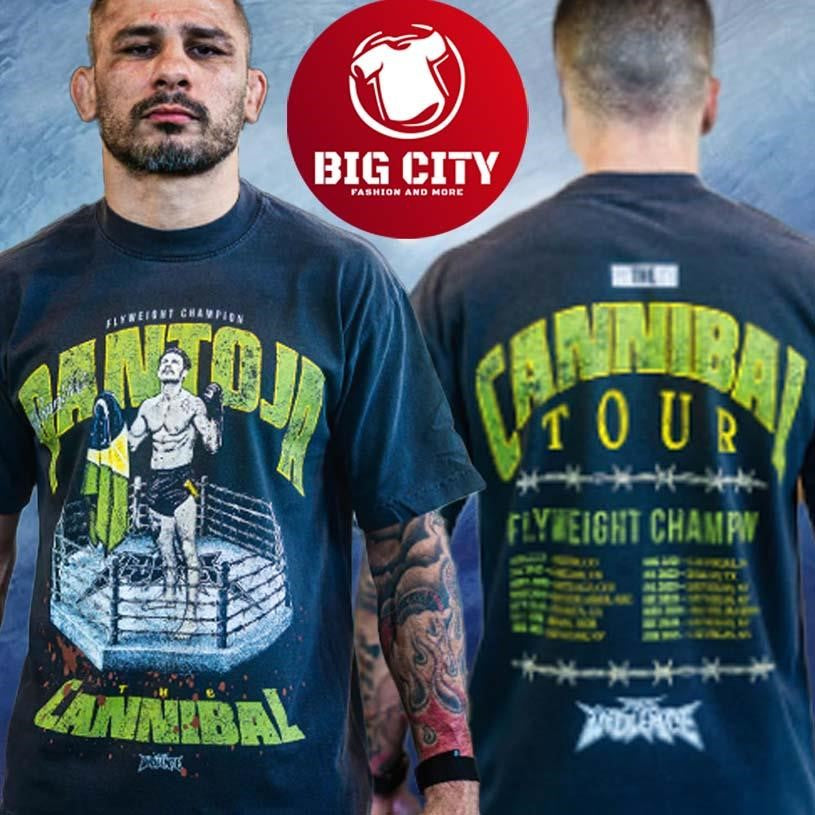 Alexandre Pantoja UFC The Cannibal Tour Flyweight Champs Schedule Two Sided Shirt Unisex T-shirt, Sweatshirt, Hoodie, Long Sleeve Tee - T-Shirt, Sweatshirt, Hoodie