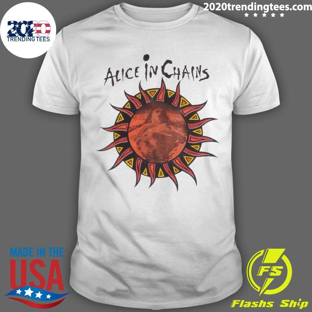 Alice In Chains Lollapalooza Promo 1993 Shirt Unisex T-shirt, Sweatshirt, Hoodie, Long Sleeve Tee - T-Shirt, Sweatshirt, Hoodie