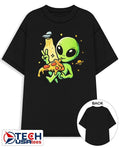 Alien Pizza shirt Unisex T-shirt, Sweatshirt, Hoodie, Long Sleeve Tee - T-Shirt, Sweatshirt, Hoodie