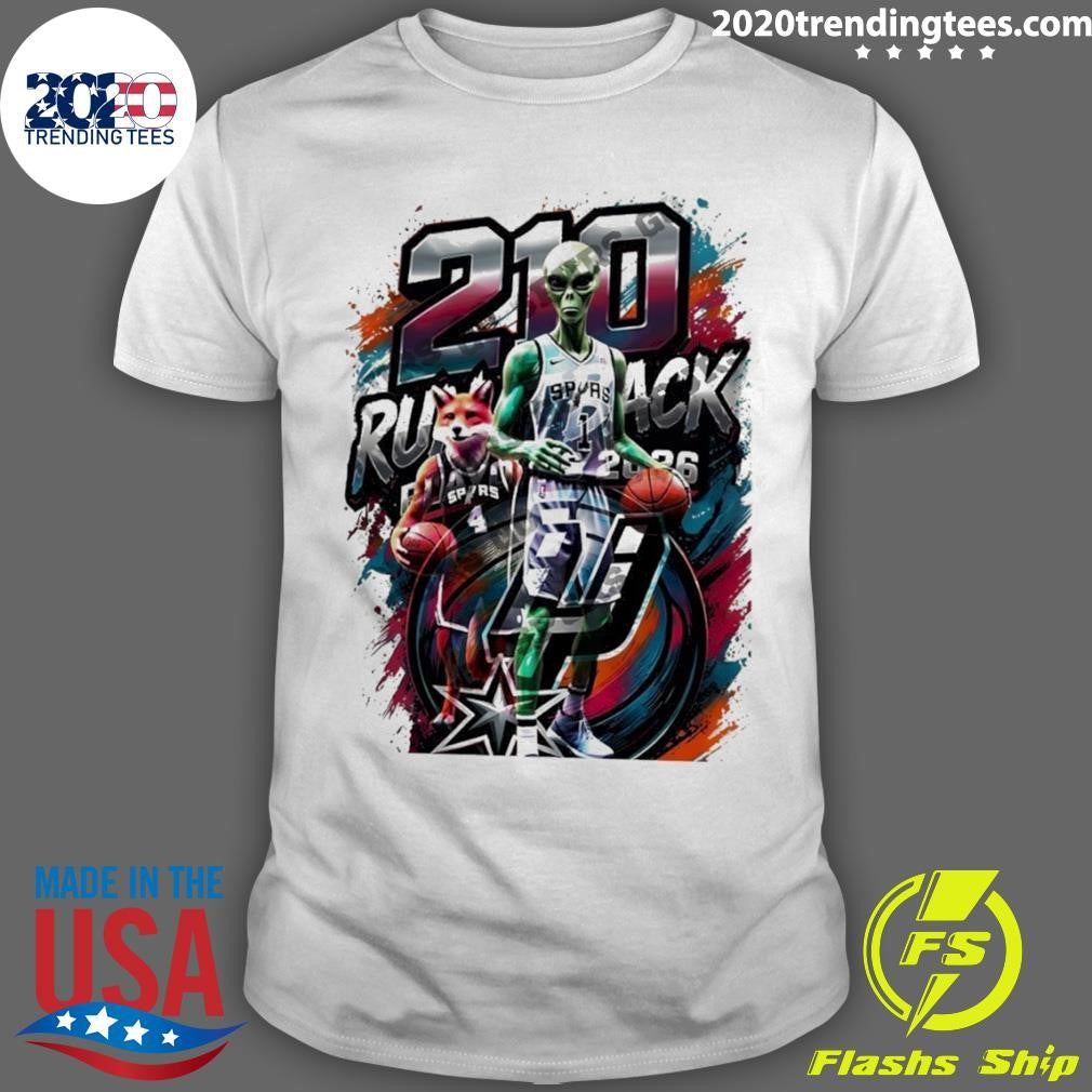 Alien Victor Wembanyama 210 Run Back San Antonio Spurs Basketball Graphic Shirt Unisex T-shirt, Sweatshirt, Hoodie, Long Sleeve Tee - T-Shirt, Sweatshirt, Hoodie