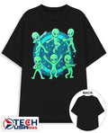 Aliens dancing shirt Unisex T-shirt, Sweatshirt, Hoodie, Long Sleeve Tee - T-Shirt, Sweatshirt, Hoodie