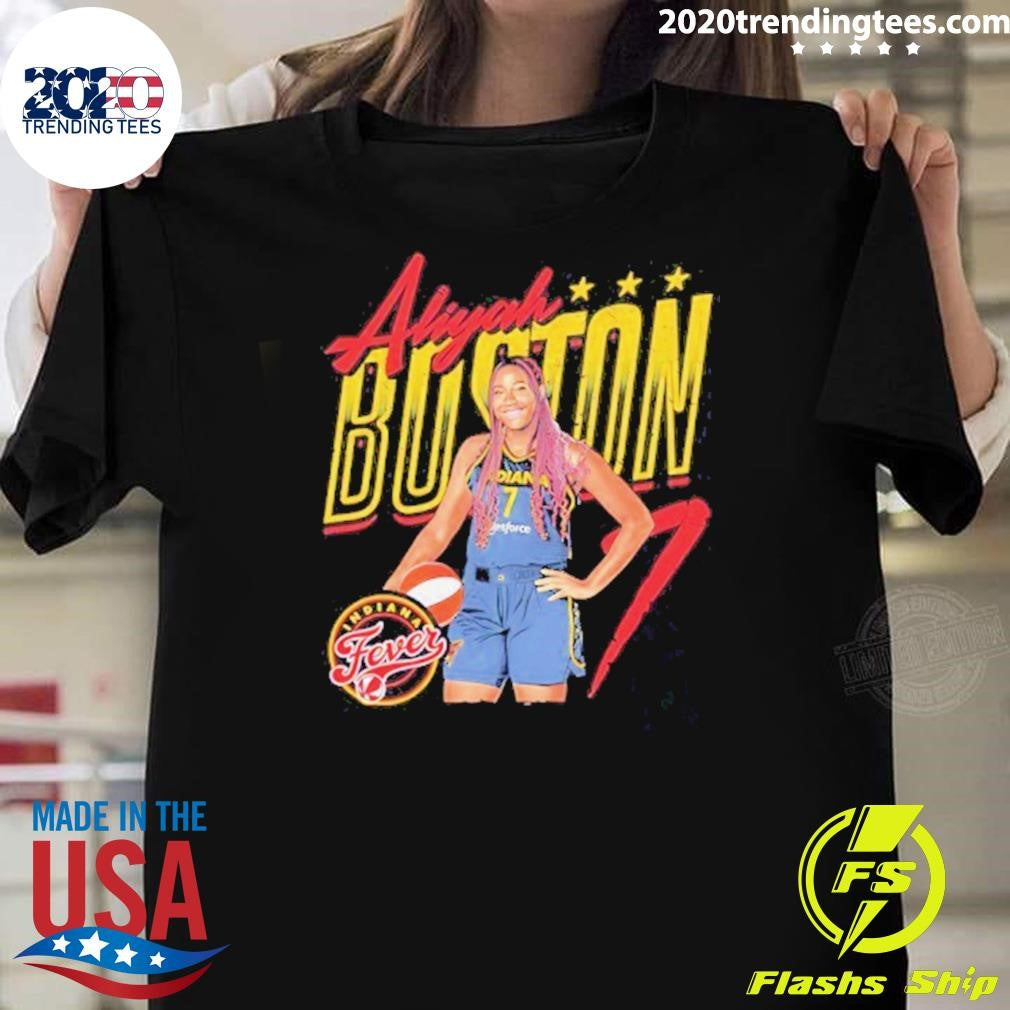 Aliyah Boston 7 Indiana Fever Wnba Player Pose Shirt Unisex T-shirt, Sweatshirt, Hoodie, Long Sleeve Tee - T-Shirt, Sweatshirt, Hoodie