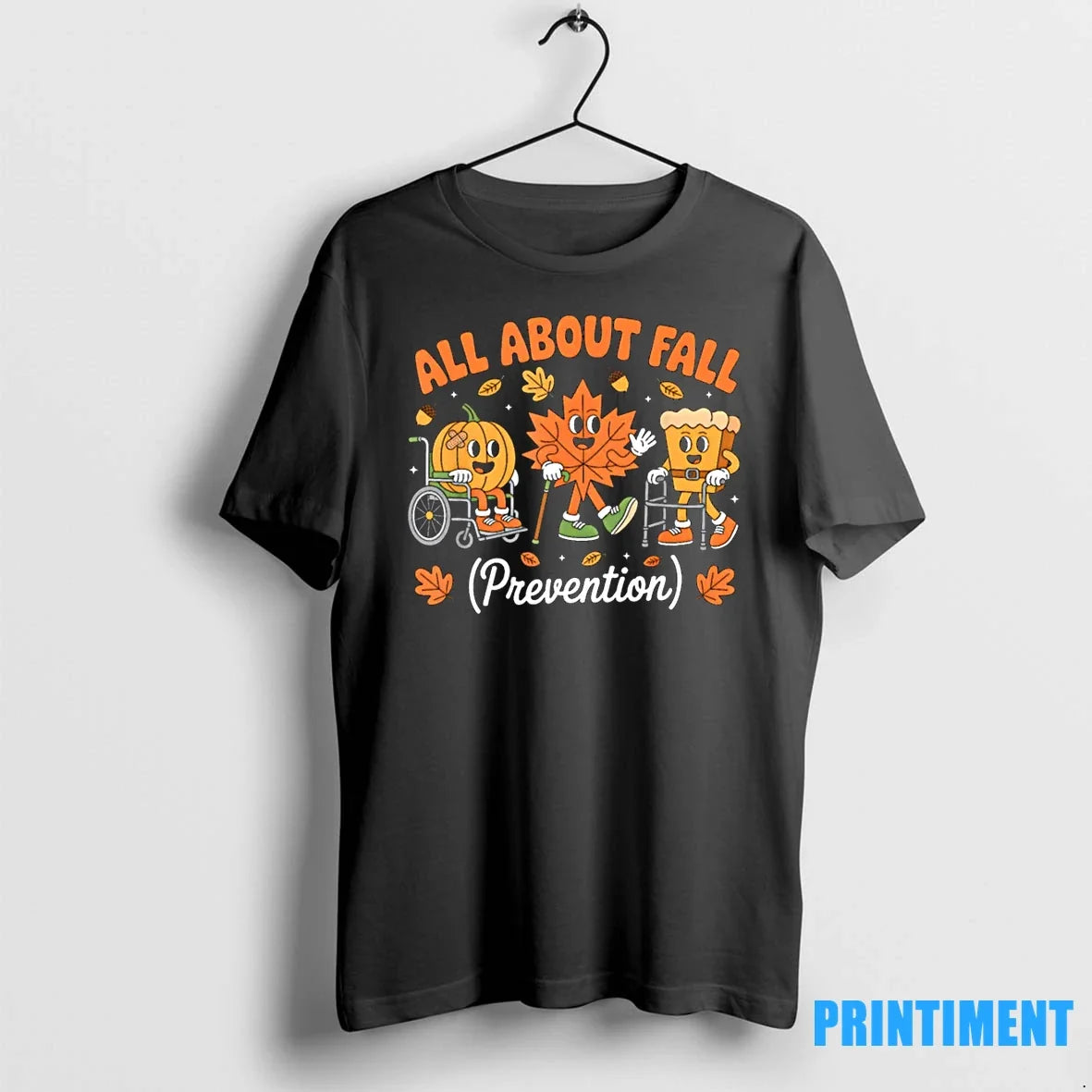 All About Fall Prevention Physical Therapy Retro Fall Nurse Tshirts Sweater Unisex T-shirt, Sweatshirt, Hoodie, Long Sleeve Tee - T-Shirt, Sweatshirt, Hoodie