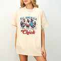 All America Chick American 4th July Patriotic America Chicken USA Chick Retro American Funny T-Shirts, Hoodie, Sweatshirt - T-Shirt, Sweatshirt, Hoodie