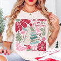 All Booked Boho Floral Boho Tis Season Shirt T-Shirts, Hoodie, Sweatshirt - T-Shirt, Sweatshirt, Hoodie