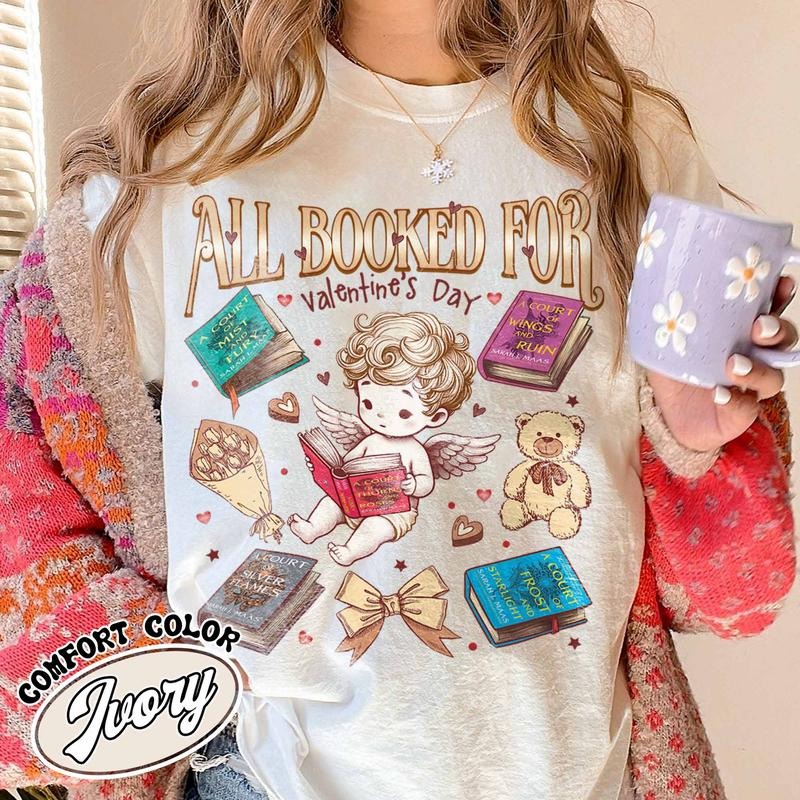 All Booked Valentines Comfort Color Shirt All Booked Shirt All Booked Valentines Valentine Book Lover Shirt Bookworm Shirt T-Shirts, Hoodie, Sweatshirt - T-Shirt, Sweatshirt, Hoodie