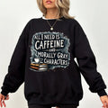 All I Need Is Caffeine Morally Gray Characters Morally Grey Romantasy Romance Cup Bookish Spicy Book Club Booktok Dark Romance Bookstagram T-Shirts, Hoodie, Sweatshirt - T-Shirt, Sweatshirt, Hoodie