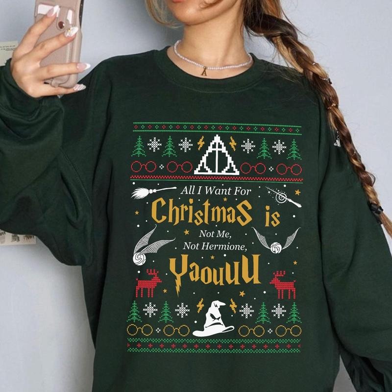 All I Want Is Not Me Ugly Yaou Ugly Funny Xmas Her T-Shirts, Hoodie, Sweatshirt - T-Shirt, Sweatshirt, Hoodie