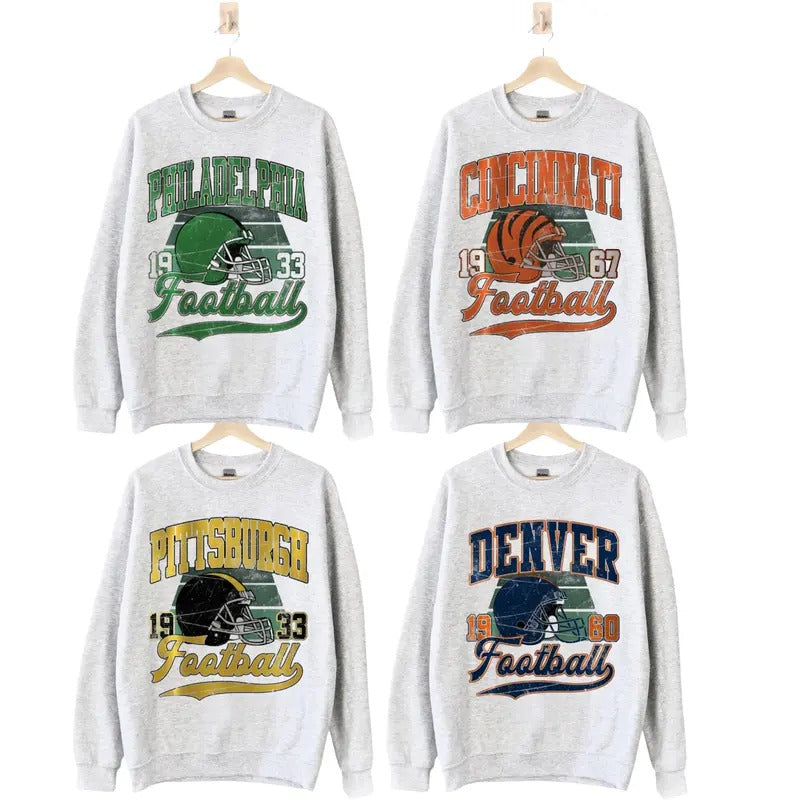 All TeamS Football Retro Vintage Team Ash Grey T-Shirts, Hoodie, Sweatshirt - T-Shirt, Sweatshirt, Hoodie