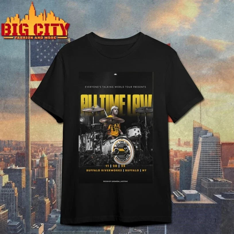 All Time Low Merch Buffalo NY Nov 28 2025 Poster shirt Unisex T-shirt, Sweatshirt, Hoodie, Long Sleeve Tee - T-Shirt, Sweatshirt, Hoodie