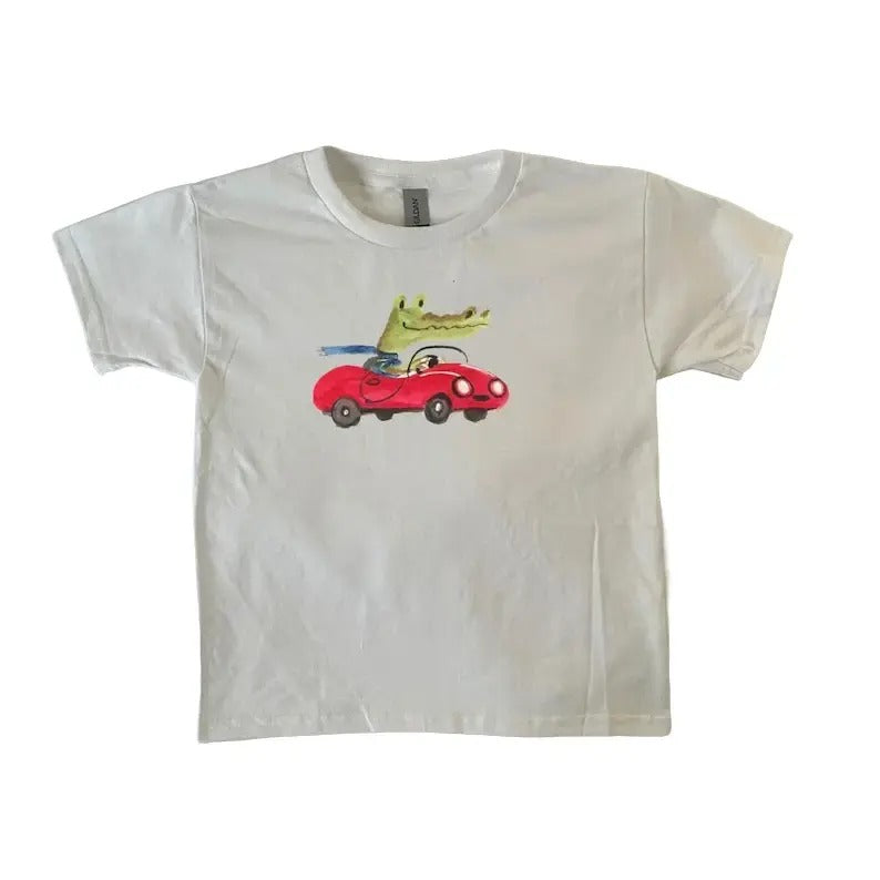Alligator Car Baby Vintage Pinterest Y2k Ahs 90s Baby Retro Pintereststyle{N002}2 T-Shirts, Hoodie, Sweatshirt - T-Shirt, Sweatshirt, Hoodie