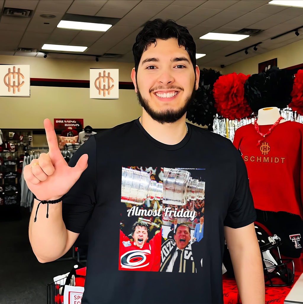 Almost Friday Rod BrindAmour and Jon Cooper Stanley Cup Champions shirt Unisex T-shirt, Sweatshirt, Hoodie, Long Sleeve Tee - T-Shirt, Sweatshirt, Hoodie