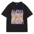 Alpha Male Vintage Guy Best Friend Summer Meme Short Sleeve Top Womenswear T-Shirts, Hoodie, Sweatshirt - T-Shirt, Sweatshirt, Hoodie