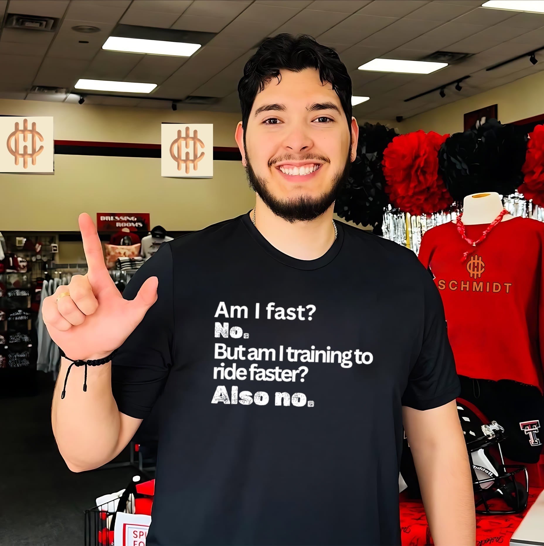 Am I fast no but am I training to ride faster also no shirt Unisex T-shirt, Sweatshirt, Hoodie, Long Sleeve Tee - T-Shirt, Sweatshirt, Hoodie