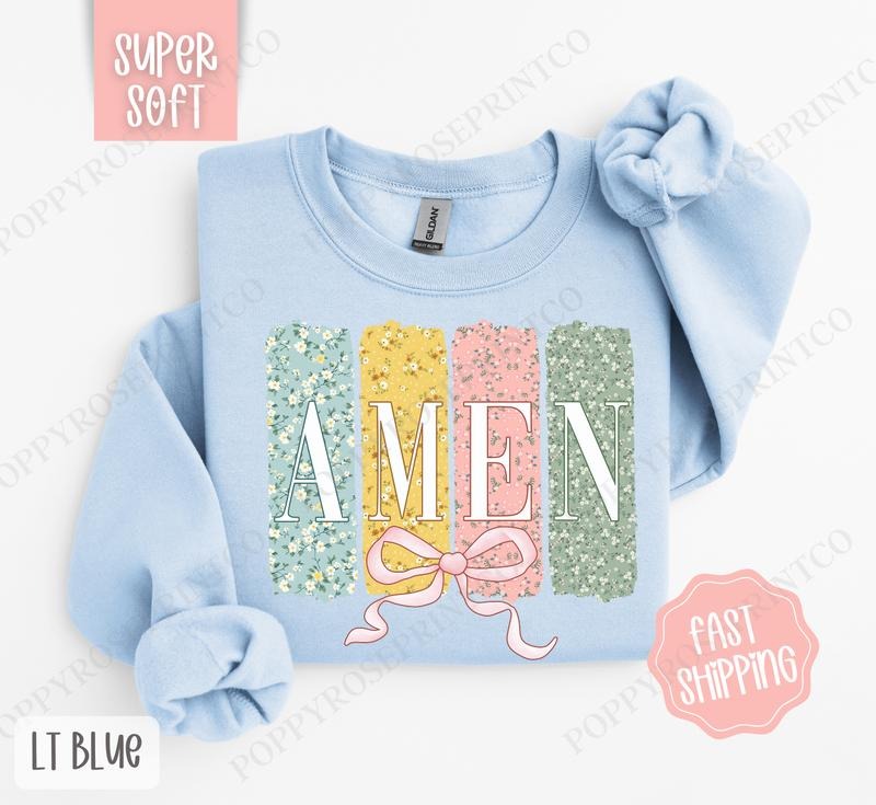 Amen 1 Easter Religious Her T-Shirts, Hoodie, Sweatshirt - T-Shirt, Sweatshirt, Hoodie