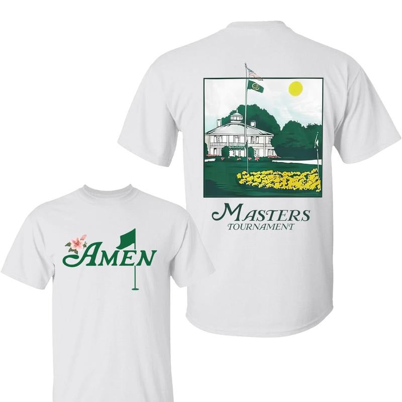 Amen Golf 2 Sided Shirt 2025 Masters Tournament Masters Golf T-Shirts, Hoodie, Sweatshirt - T-Shirt, Sweatshirt, Hoodie
