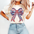 America Coquette Bow 4th July Memorial Day USA Independence Day Vintage America 1776 Land Free T-Shirts, Hoodie, Sweatshirt - T-Shirt, Sweatshirt, Hoodie