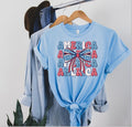 America Coquette 4th July Shirt Red White Blue T-Shirts, Hoodie, Sweatshirt - T-Shirt, Sweatshirt, Hoodie