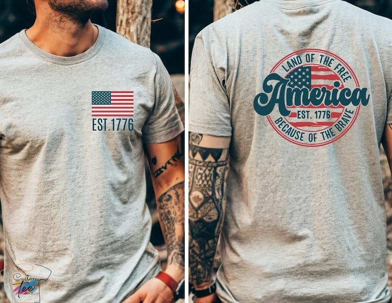 America Flag Shirt 4th July Shirt Retro USA Star American Retro USA Shirt Red White Blue Amerikan T-Shirts, Hoodie, Sweatshirt - T-Shirt, Sweatshirt, Hoodie