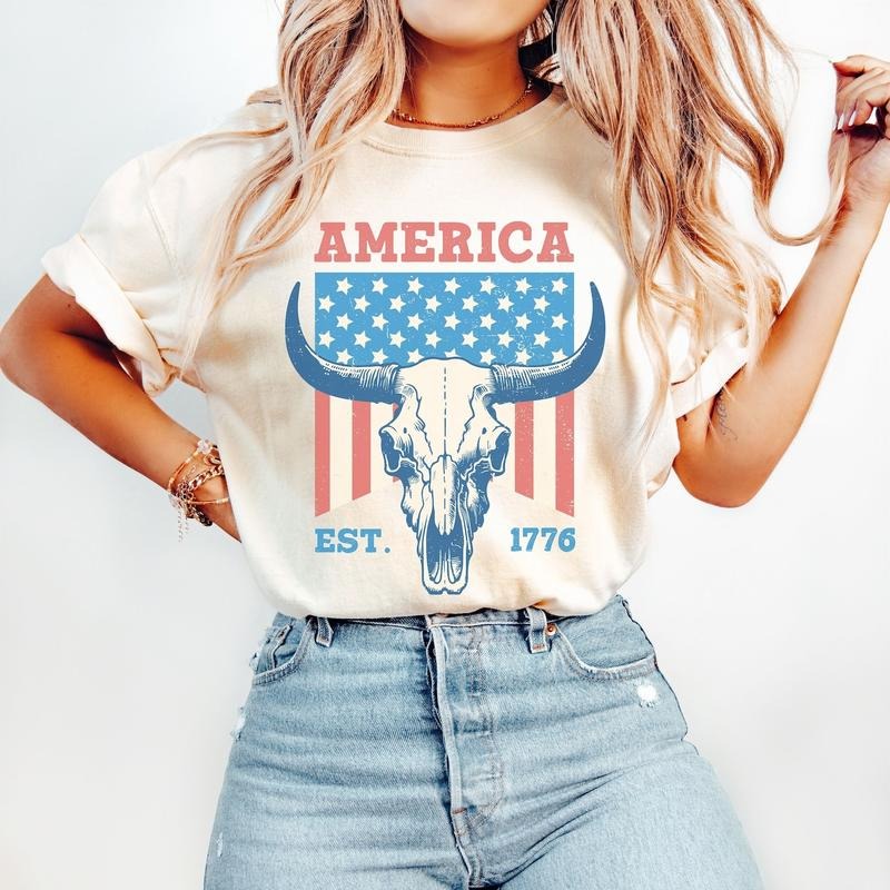 America Shirt USA Fourth July Shirt 4th July Patriotic Red White Blue 1776 T-Shirts, Hoodie, Sweatshirt - T-Shirt, Sweatshirt, Hoodie