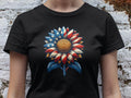 America Sunflower Shirt Usa Flag Flower American 4th July Flag Freedom Shirt Independence Shirt Her T-Shirts, Hoodie, Sweatshirt - T-Shirt, Sweatshirt, Hoodie
