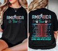 America Tour Shirt Retro 4th July Shirt 1776 Independence Day Shirt America Shirt American Flag Memorial Day T-Shirts, Hoodie, Sweatshirt - T-Shirt, Sweatshirt, Hoodie