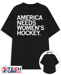America needs womens hockey Sharice shirt Unisex T-shirt, Sweatshirt, Hoodie, Long Sleeve Tee - T-Shirt, Sweatshirt, Hoodie