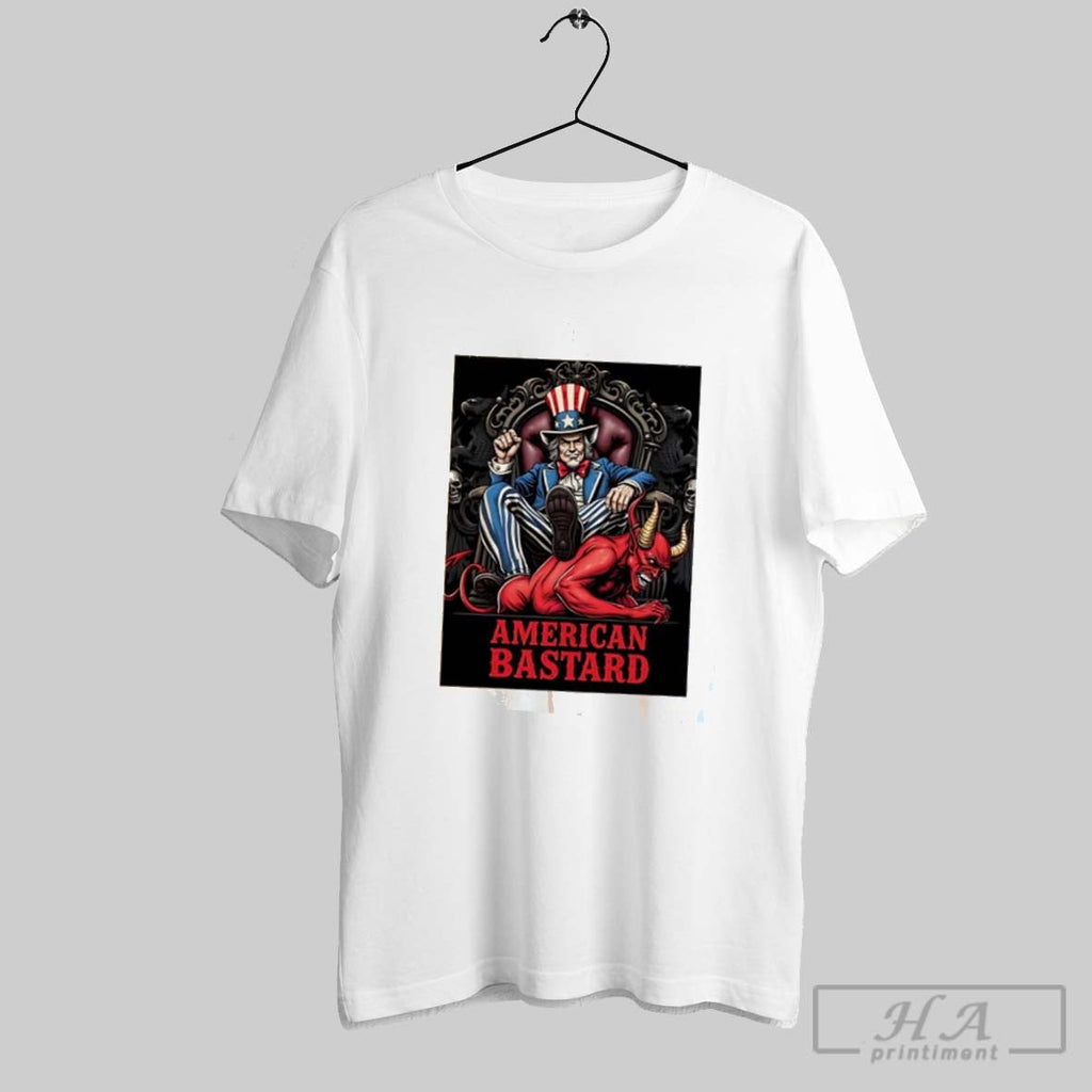 American Bastard Uncle Sam Vs Devil Team Liberty Unisex T-shirt, Sweatshirt, Hoodie, Long Sleeve Tee - T-Shirt, Sweatshirt, Hoodie
