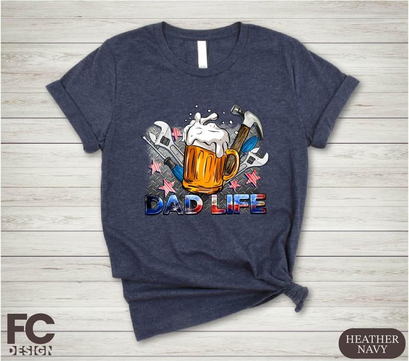 American Flag Dad Life Beer Dad Beer Lover Dad Shirt American Dad Handyman Tools T-Shirts, Hoodie, Sweatshirt - T-Shirt, Sweatshirt, Hoodie