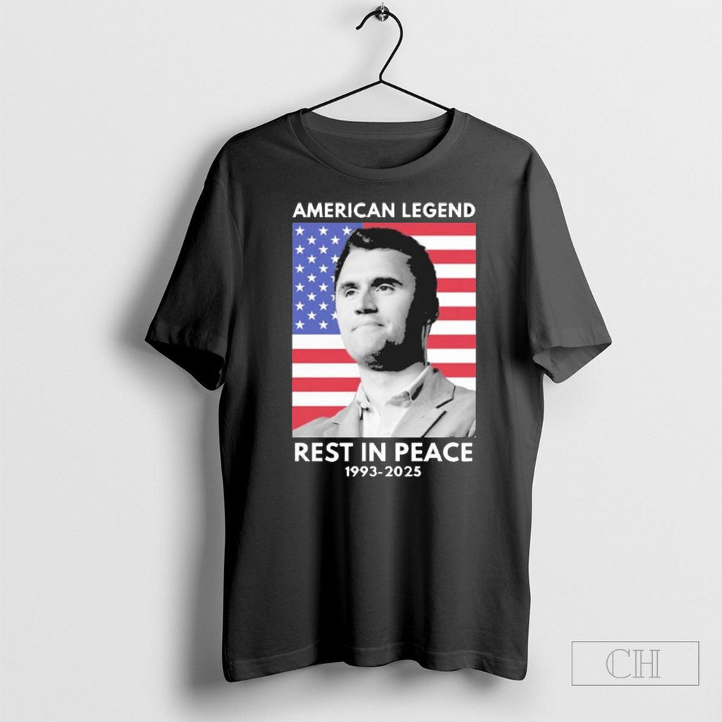 American Legend Rip Charlie Kirk 1993 2025 Unisex T-shirt, Sweatshirt, Hoodie, Long Sleeve Tee - T-Shirt, Sweatshirt, Hoodie