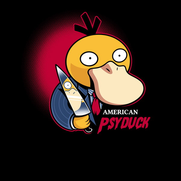 American Psyduck Unisex T-shirt, Sweatshirt, Hoodie, Long Sleeve Tee - T-Shirt, Sweatshirt, Hoodie