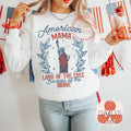 American Mama America Land Free 4th July America Statue Liberty T-Shirts, Hoodie, Sweatshirt - T-Shirt, Sweatshirt, Hoodie