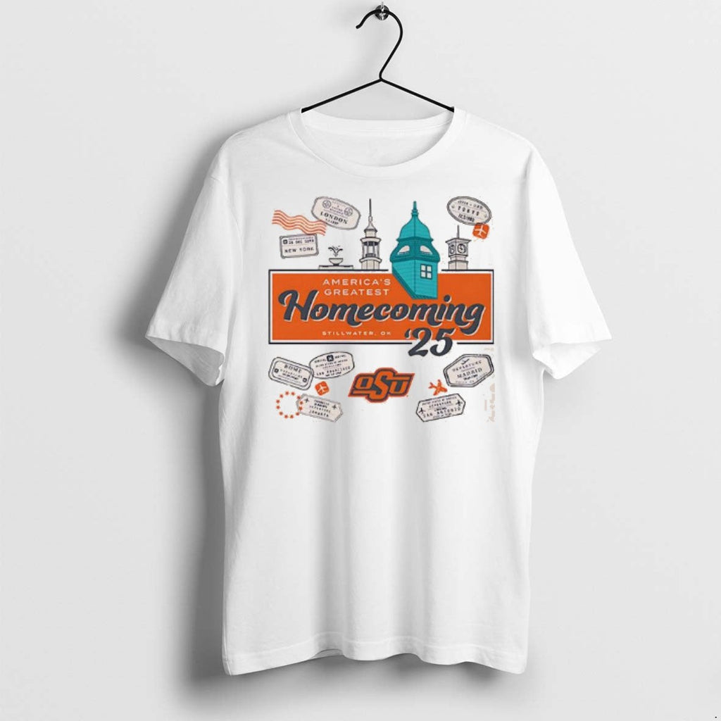 Americas Greatest Homecoming 2025 Osu T Shirts Unisex T-shirt, Sweatshirt, Hoodie, Long Sleeve Tee - T-Shirt, Sweatshirt, Hoodie