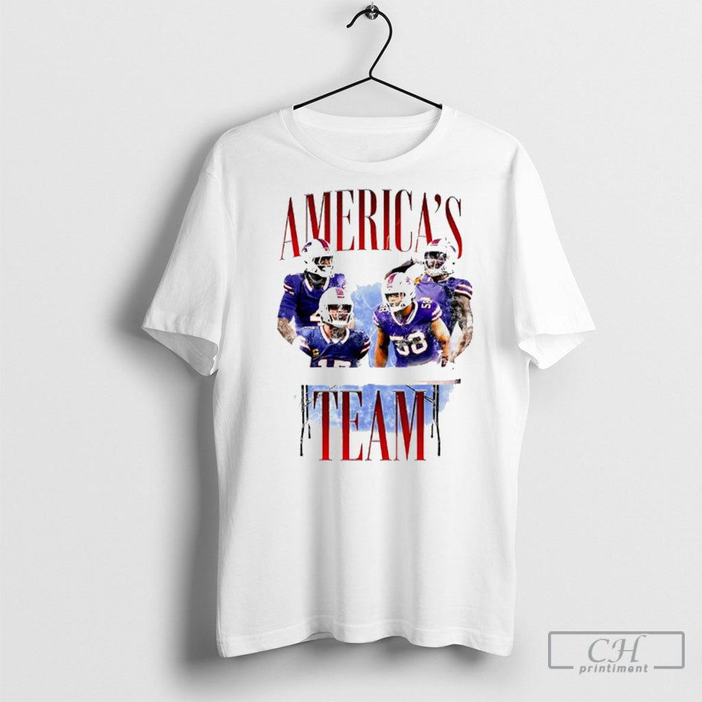 Americas Team Football Player Collage Lighting Graphic Vintage Shirt Sweater Unisex T-shirt, Sweatshirt, Hoodie, Long Sleeve Tee - T-Shirt, Sweatshirt, Hoodie