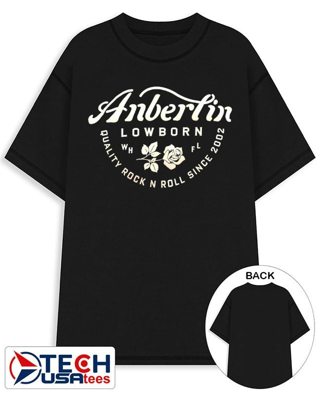 Anberlin Lowborn Quality Rock N Roll Since 2002 shirt Unisex T-shirt, Sweatshirt, Hoodie, Long Sleeve Tee - T-Shirt, Sweatshirt, Hoodie