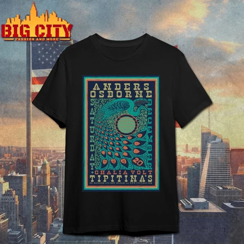 Anders Osborne Event New Orleans On Dec 20 2025 Poster shirt Unisex T-shirt, Sweatshirt, Hoodie, Long Sleeve Tee - T-Shirt, Sweatshirt, Hoodie
