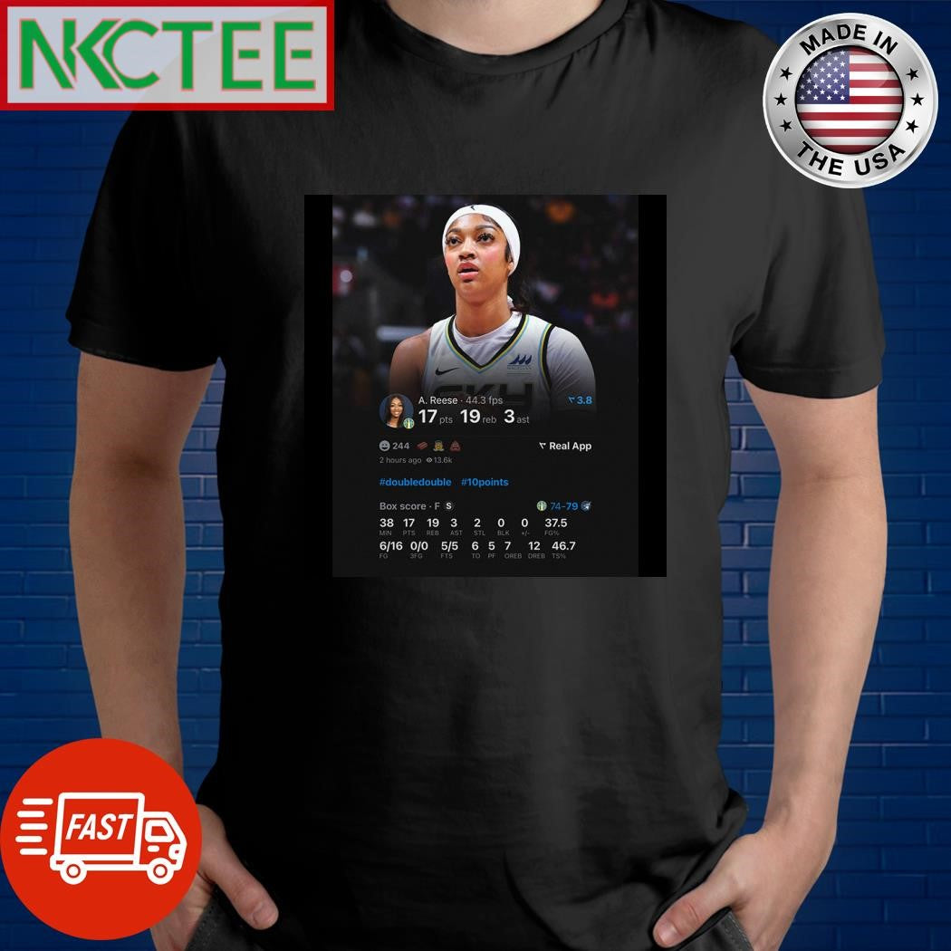 Angel Reese today 17 points 19 rebounds 3 assists 2 steals She now has the most rebounds in a single-season in WNBA history shirt - T-Shirt, Sweatshirt, Hoodie