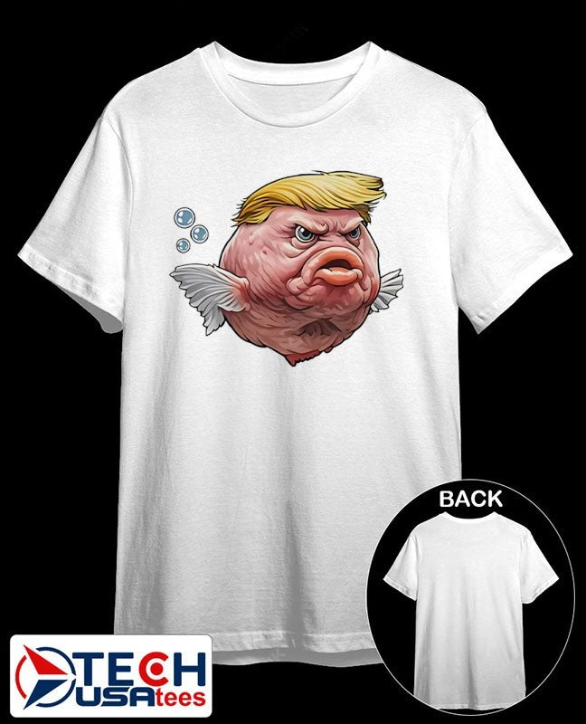 Angry Fish Political Satire Trump shirt Unisex T-shirt, Sweatshirt, Hoodie, Long Sleeve Tee - T-Shirt, Sweatshirt, Hoodie