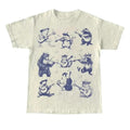 Animal Musicians 90s Tattoo Vintage Retro Animal Music Lovers Cute Nature Shirt Bear Playing Guitar Raccoon Raccoon Frog Menswear Top Underwear Streetwear T-Shirts, Hoodie, Sweatshirt - T-Shirt, Sweatshirt, Hoodie