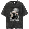 Anime Jujutsu Kaisen Washed Summer Harajuku Casual Loose Streetwear Top Menswear Underwear Tropical T-Shirts, Hoodie, Sweatshirt - T-Shirt, Sweatshirt, Hoodie